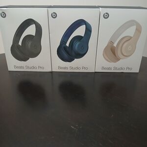 Beats Headphones - Black, Blue, and Cream